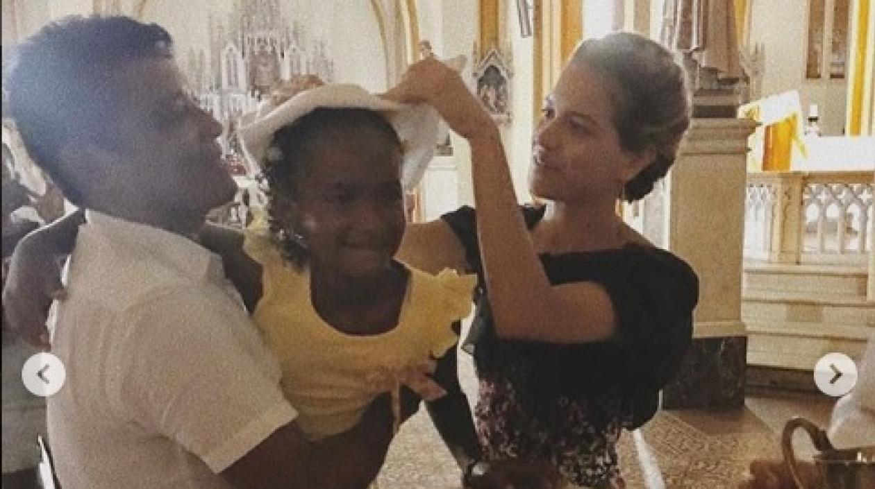 El coreógrafo Pedro Díaz, Giselle Marie y Giselle Lacouture.