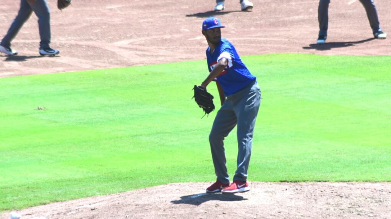 El lanzador barranquillero Juan Escorcia.