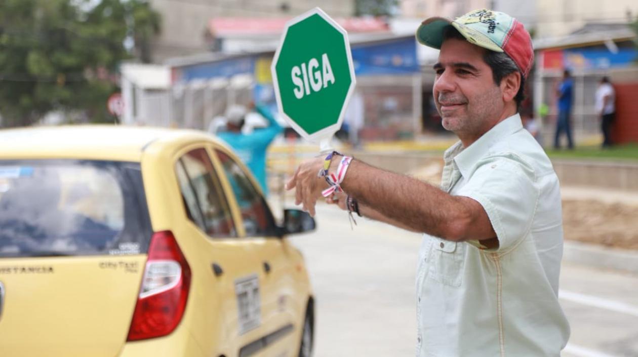 El Alcalde Alejandro Char.