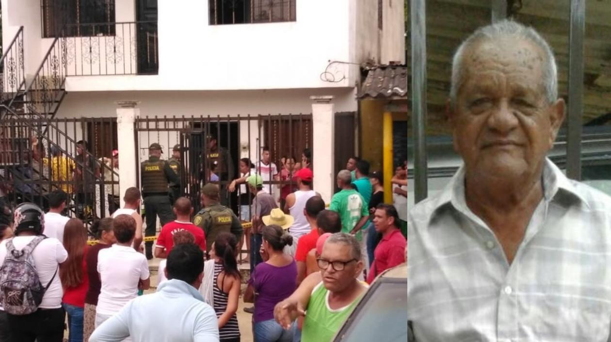 Ascanio Carrillo Cahuana, anciano asesinado en Sabanagrande.