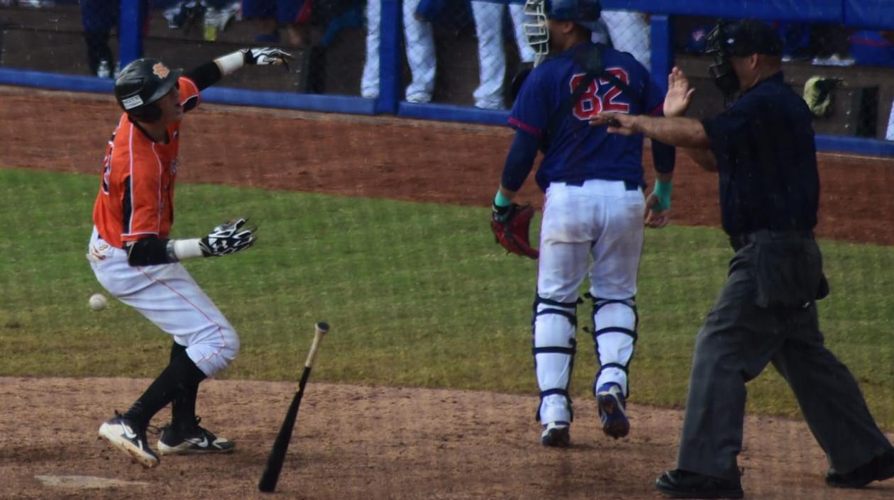 La jugada que decidió el juego a favor de Holanda. 