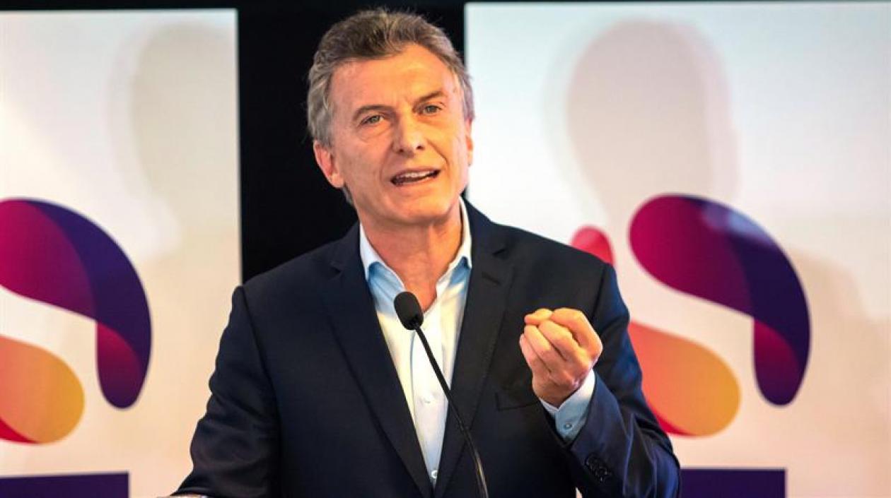 El presidente de Argentina, Mauricio Macri.