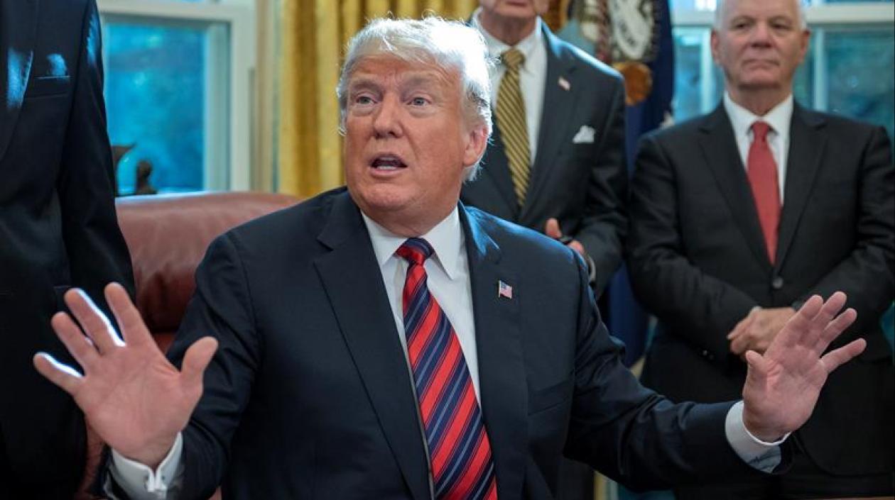 Donald Trump, presidente de Estados Unidos.