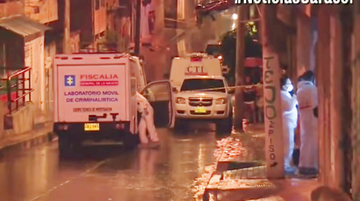 Lugar de los hechos en Ciudad Bolívar.