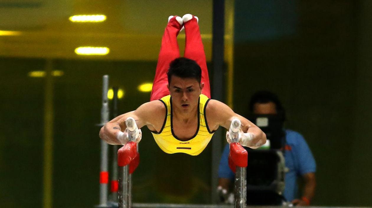 Jossimar Calvo, gimnasta colombiano.