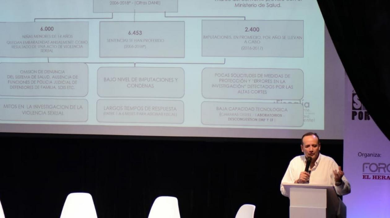 Mario Gómez, fiscal delegado para la niñez.