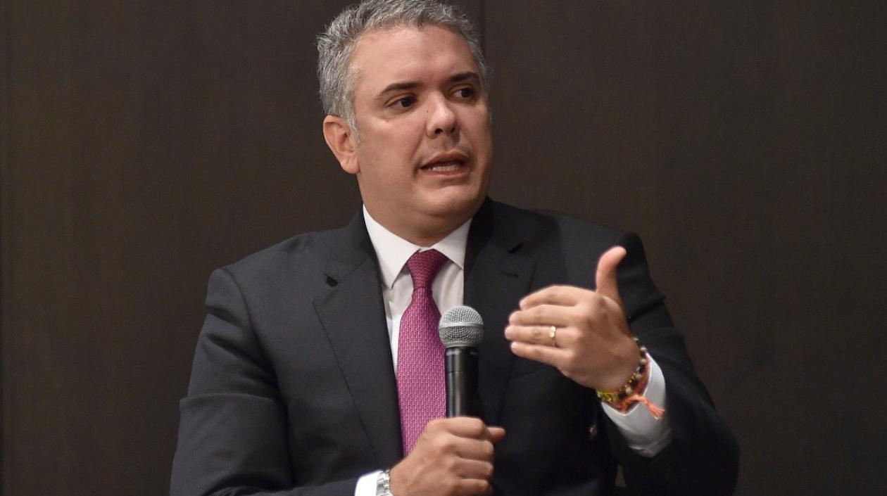 Iván Duque, presidente de Colombia.