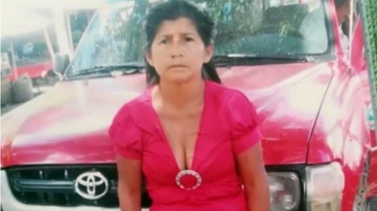 Líder social María Caicedo Muñoz