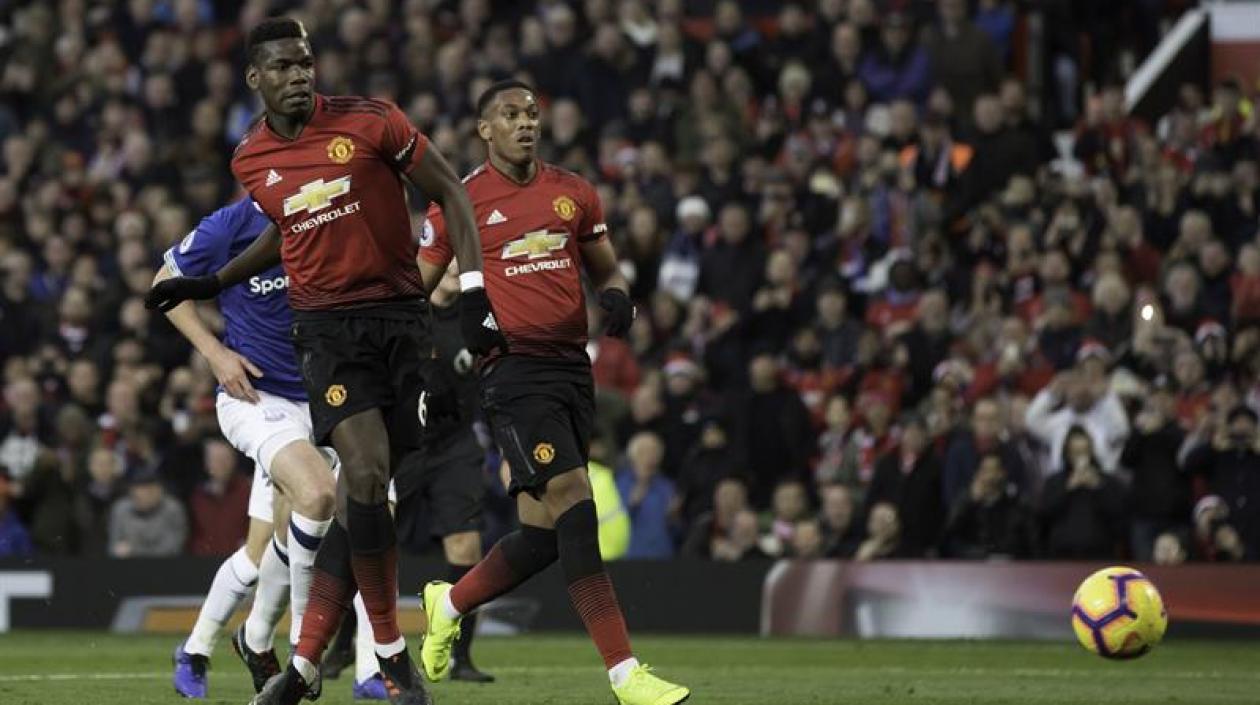 Momento del gol de Paul Pogba.