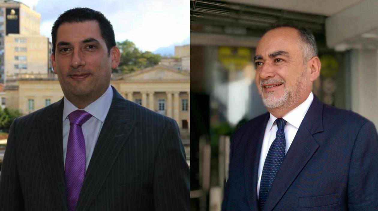 Senador de la República, Luis Eduardo Díaz-Granados y el exrepresentante a la Cámara, Cristóbal Rodríguez.