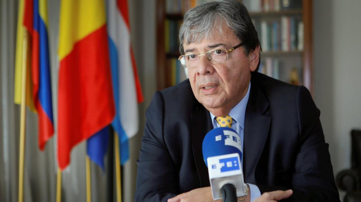 El Canciller Carlos Holmes Trujillo. 