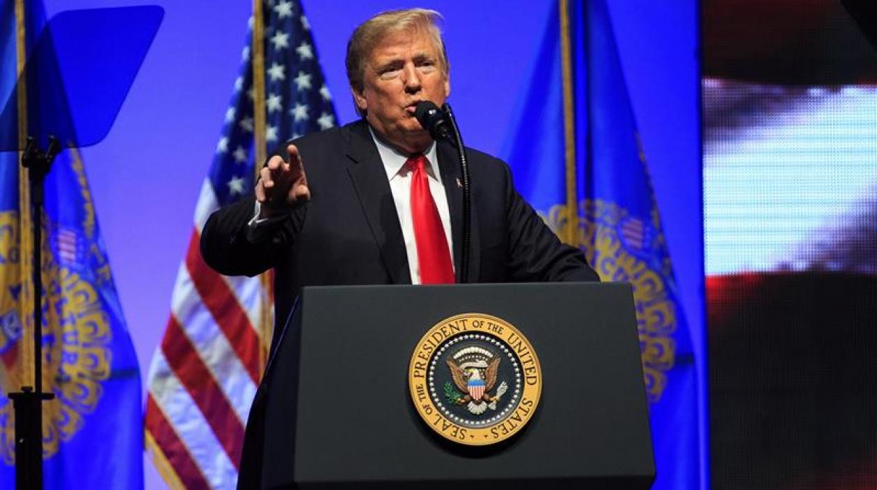 Donald Trump, presidente de Estados Unidos.