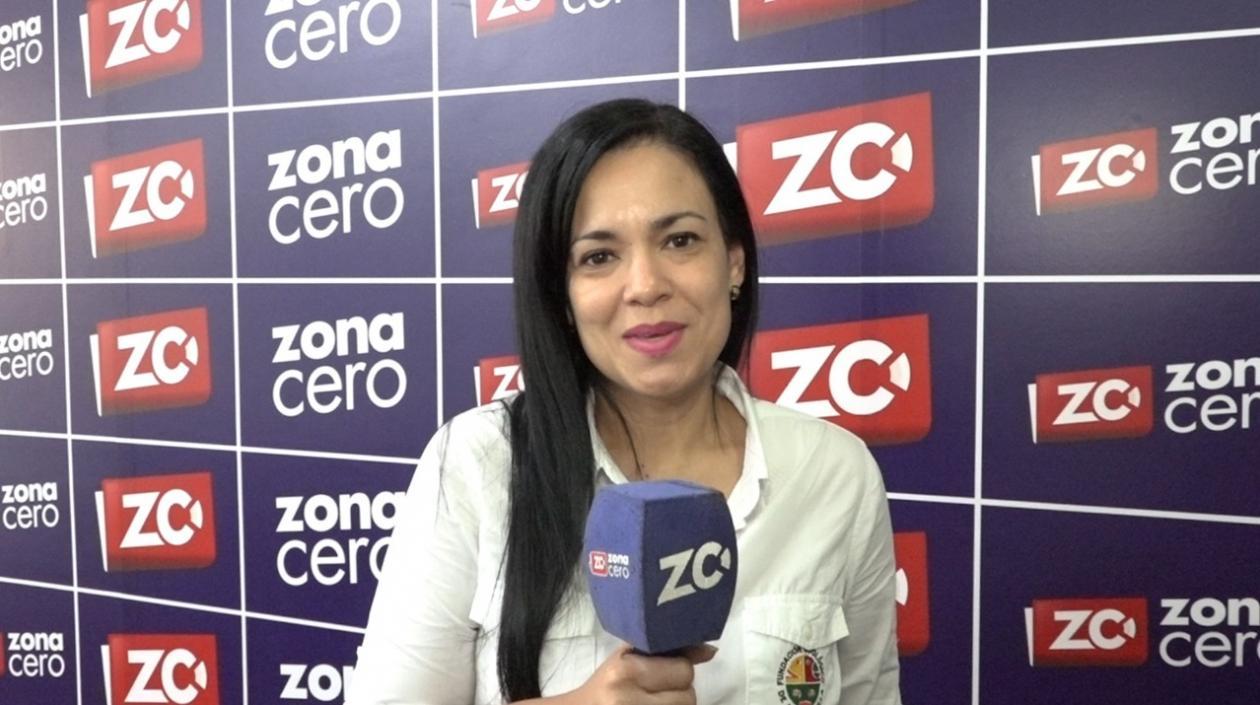 Diana Rincón, jefe de comunicaciones del Zoológico de Barranquilla.
