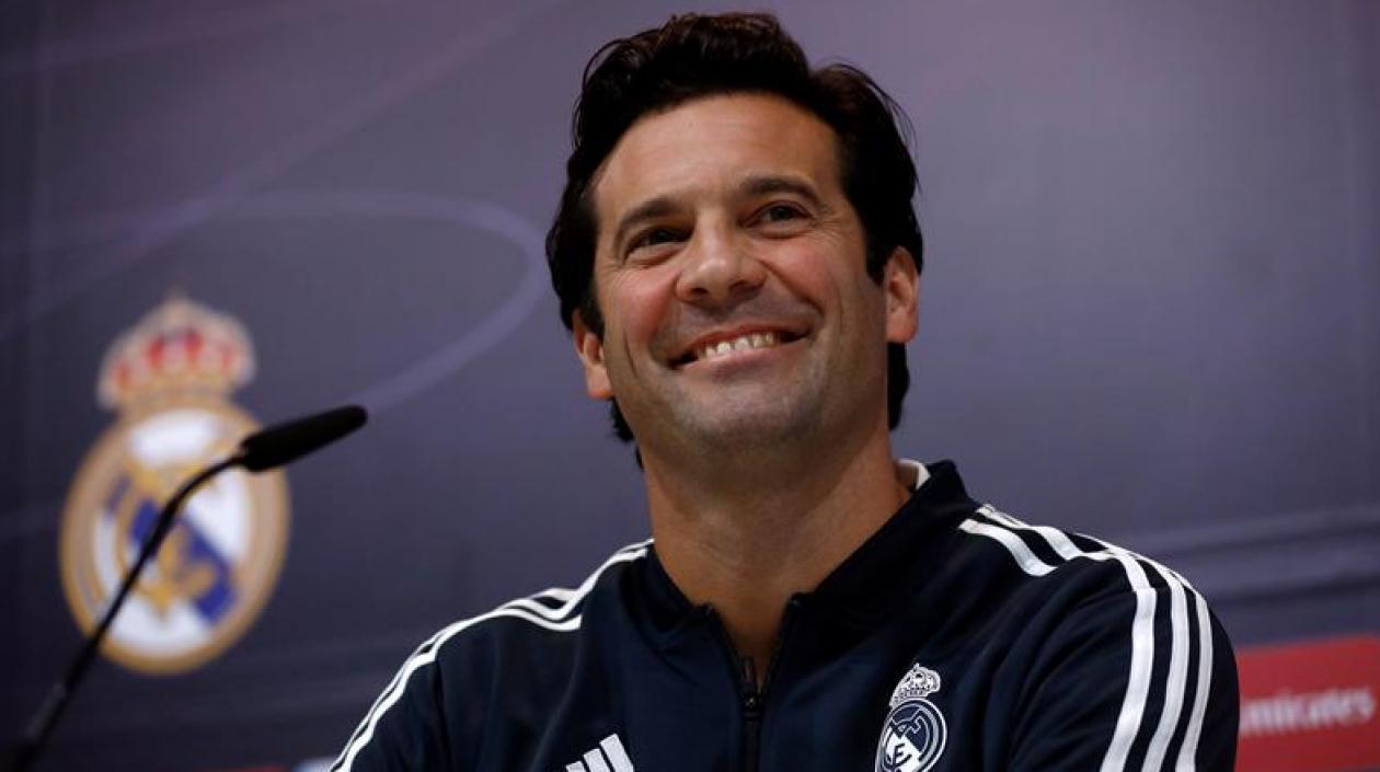 Santiago Solari, técnico del Real Madrid.