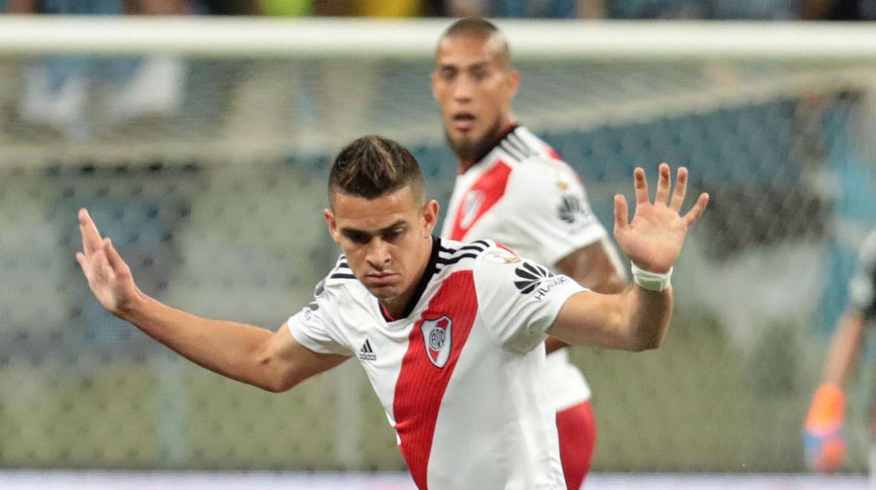 Rafael Santos Borré, delantero de River Plate. 