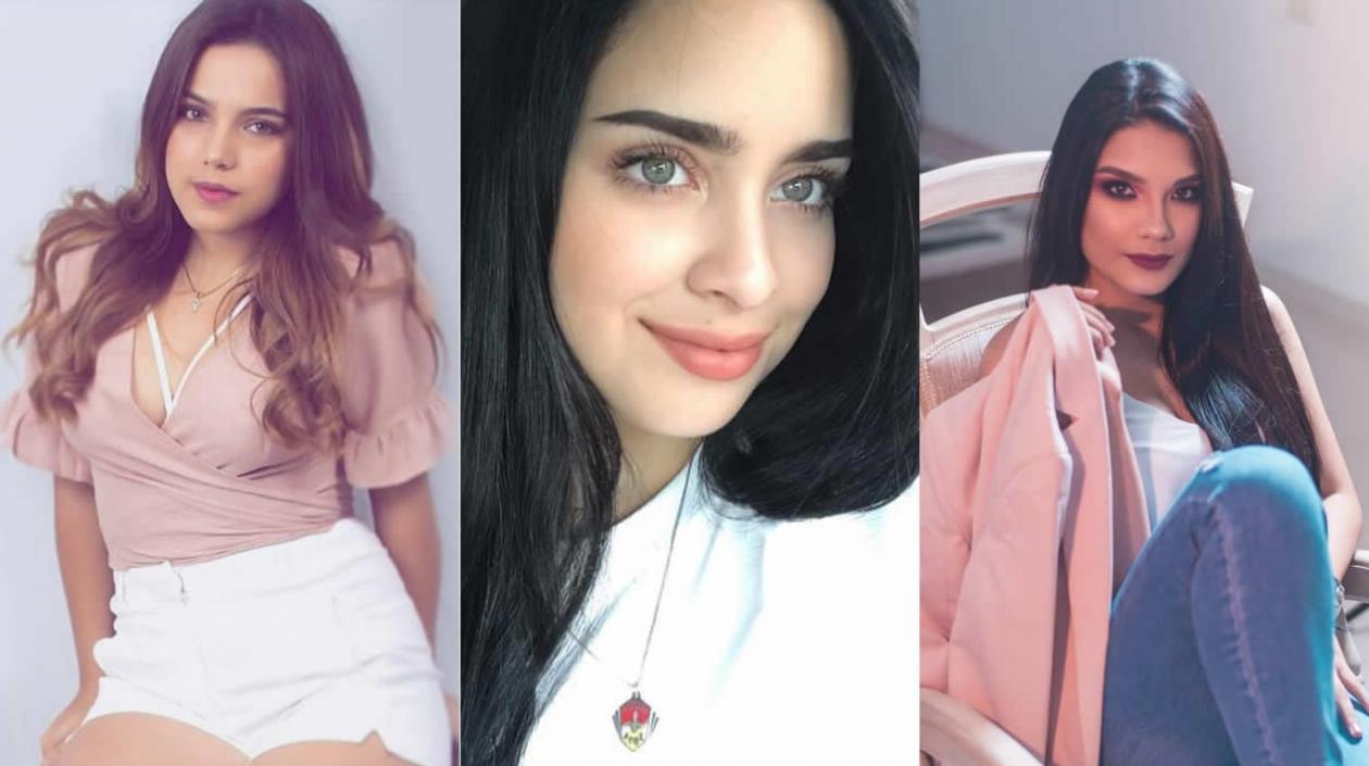 Algunas de las aspirantes a Miss Virtual Barranquilla.
