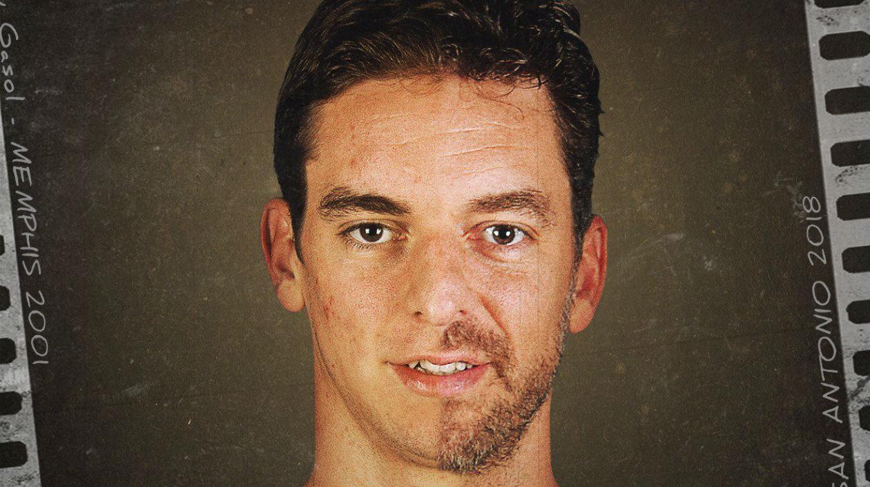 Pau Gasol cuando debutó.
