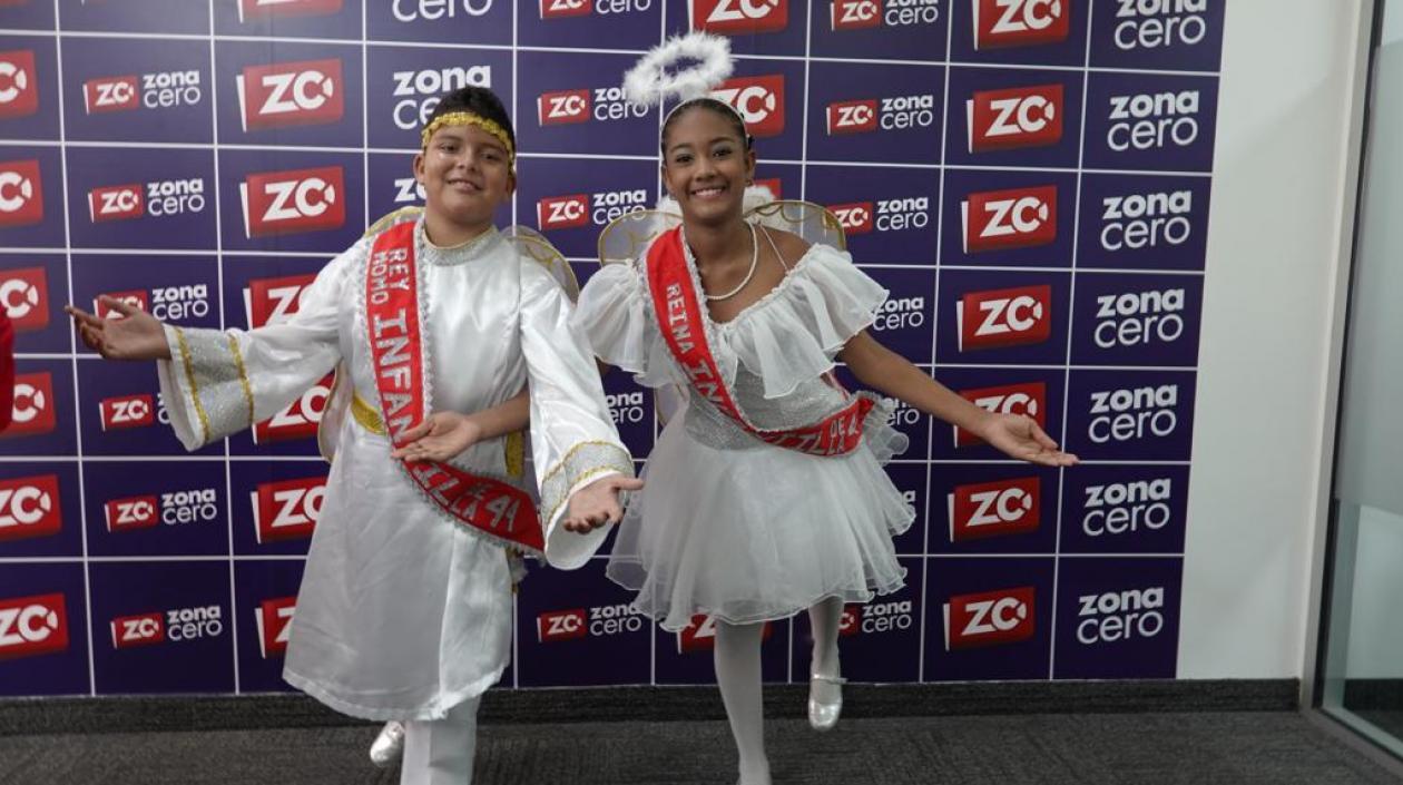 Los Reyes Infantiles del Carnaval de la 44, Sharon Sandoval y Ray Molina.