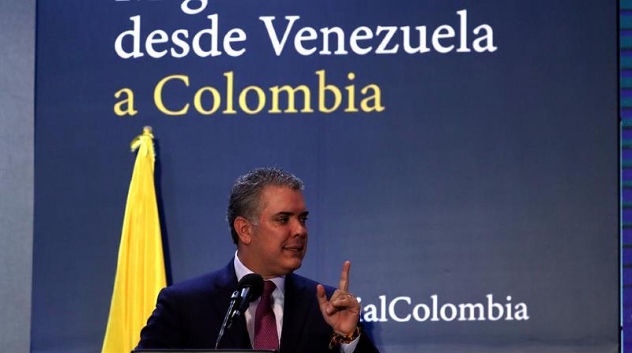 El Presidente de la República, Iván Duque.