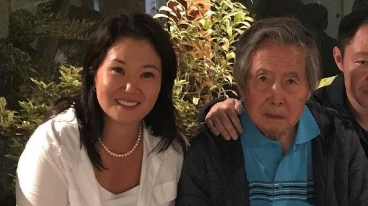 Keiko y Alberto Fujimori.