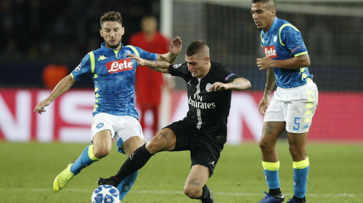 Marco Verratti, jugador del PSG. 