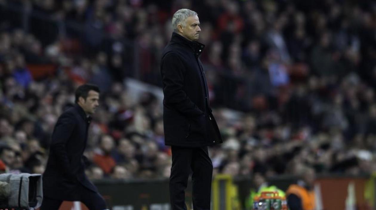 José Mourinho, entrenador del Manchester United.