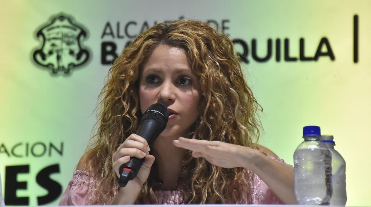 La cantante Shakira.