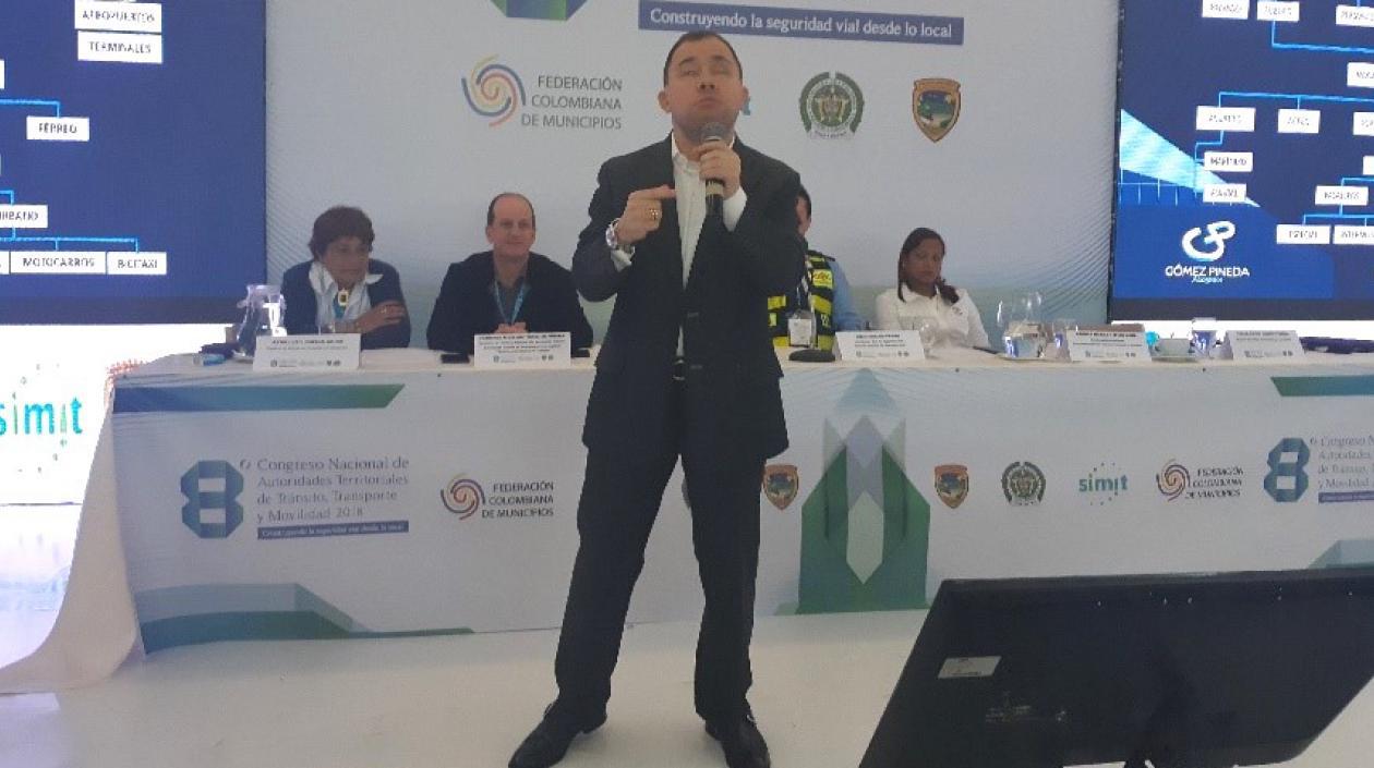 Óscar David Gómez Pineda, experto en tránsito y transporte.