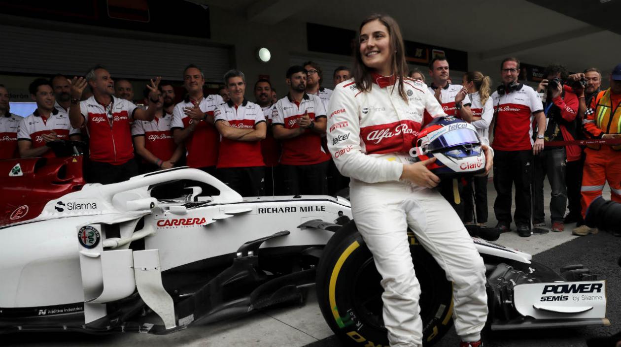 Tatiana Calderón, piloto colombiana. 