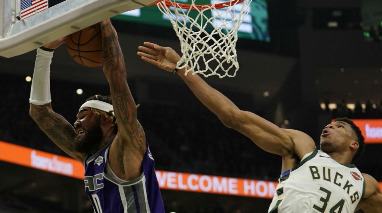 Giannis Antetokounmpo, jugador de los Bucks. 