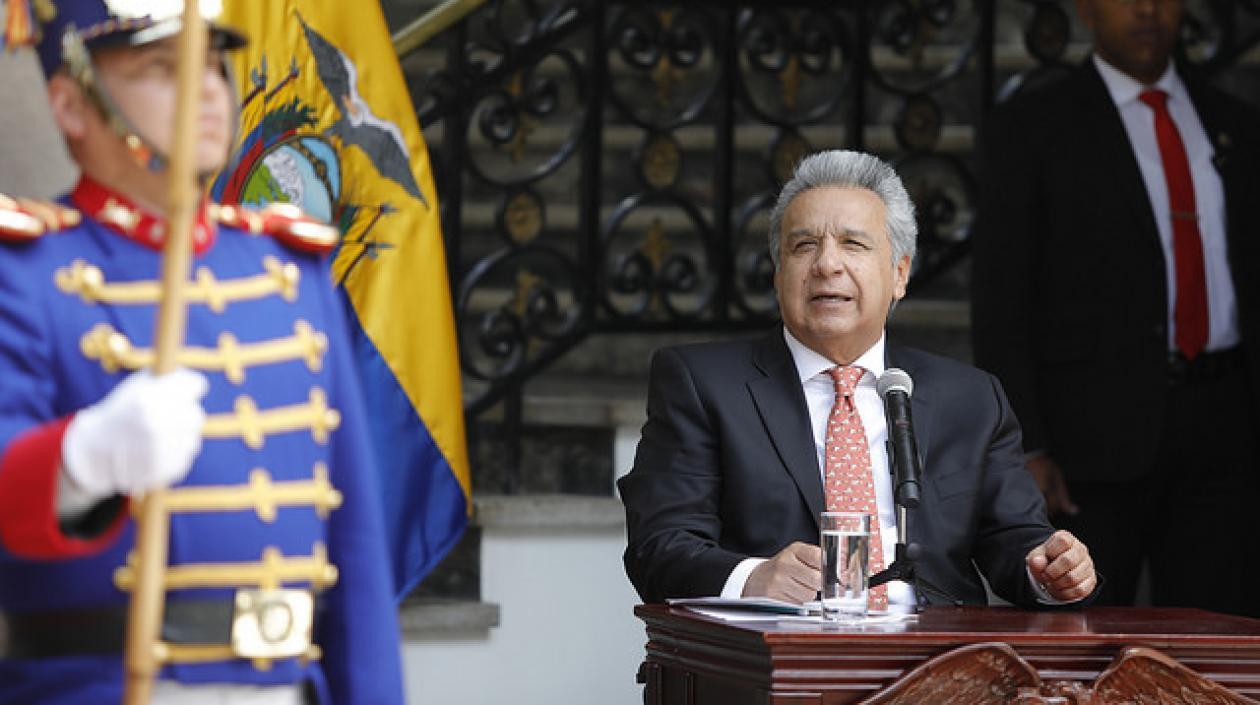 Lenín Moreno, presidente de Ecuador.