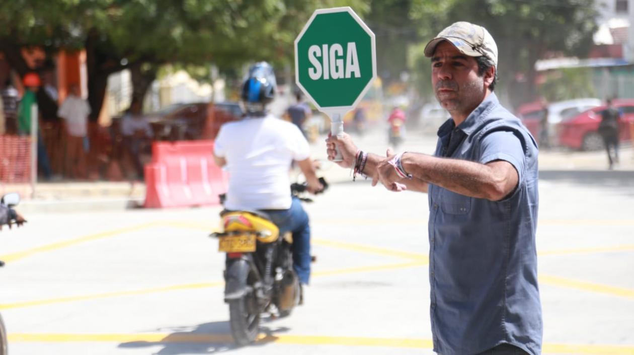 El Alcalde Alejandro Char.