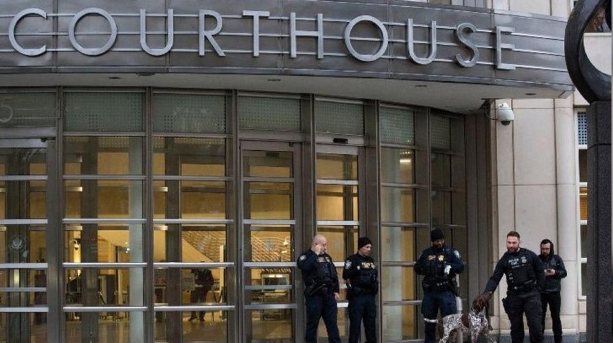 Corte de Brooklyn en donde se realiza el juicio contra Joaquín Guzmán "El Chapo"