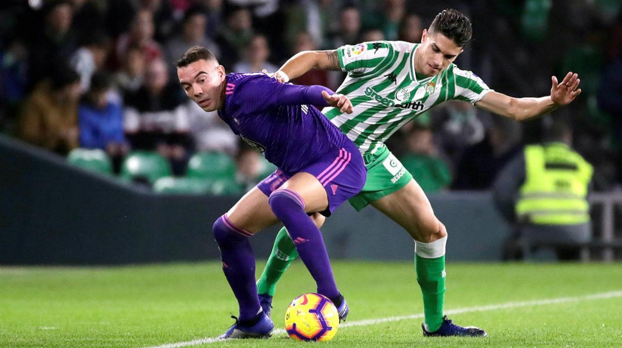 Iago Aspas, delantero español. 