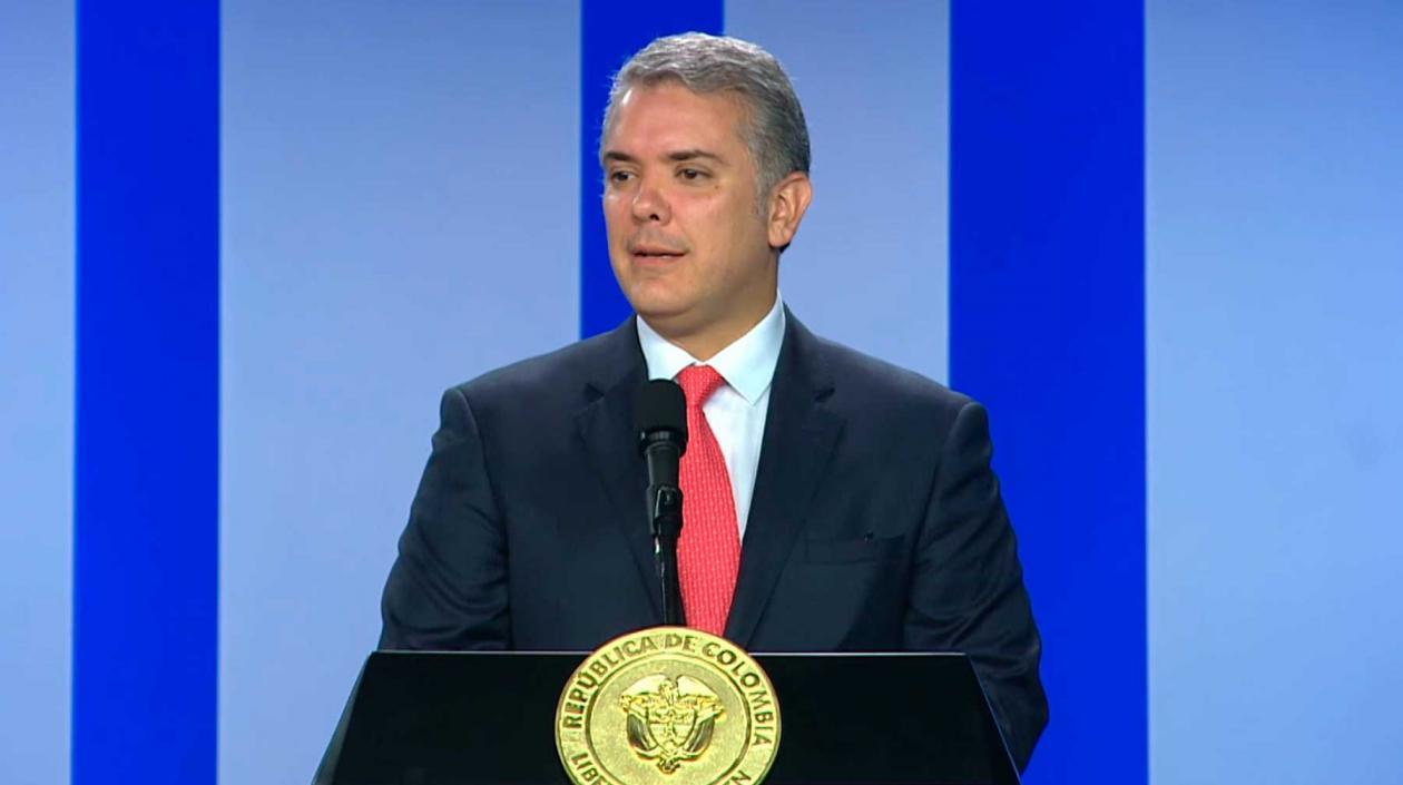 Iván Duque, Presidente de Colombia.