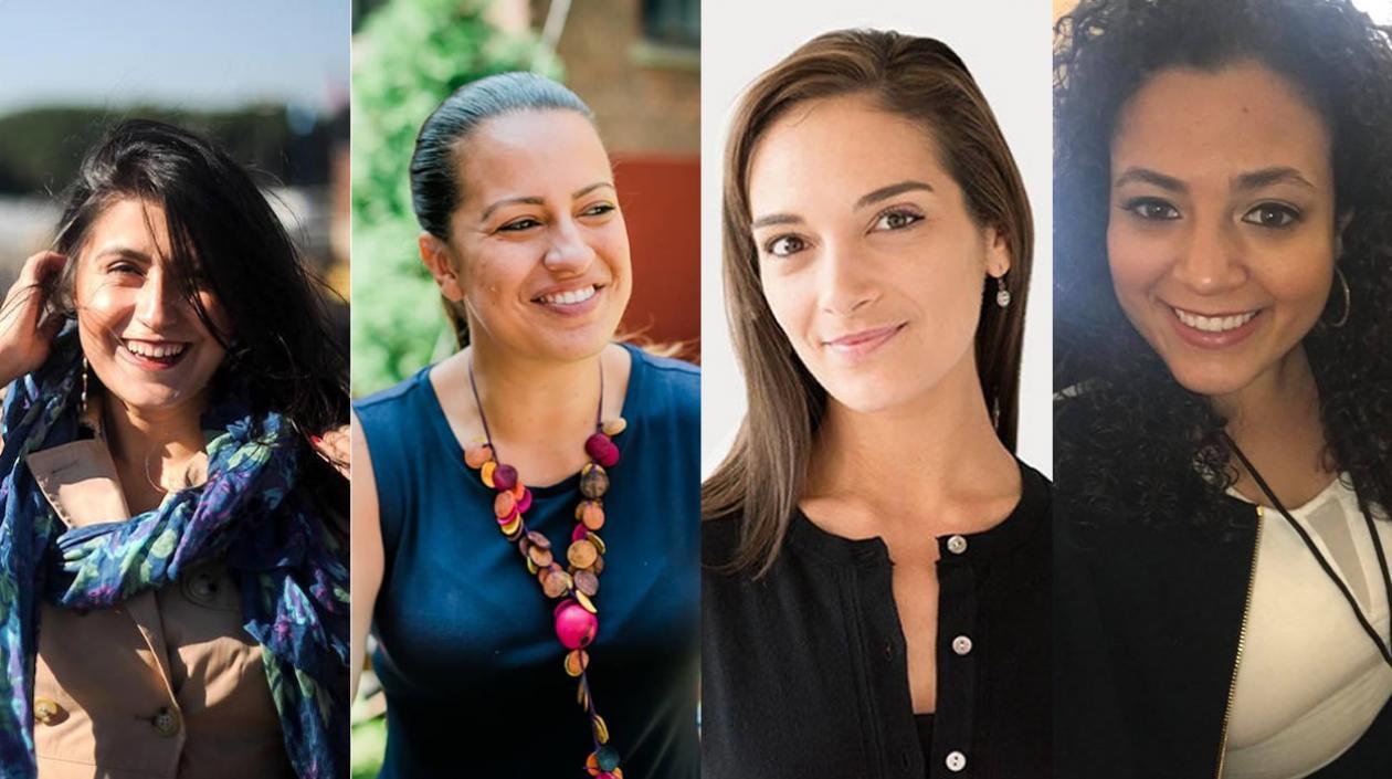 Jessica Ramos, Catalina Cruz, Julia Salazar y Nathalia Fernández.