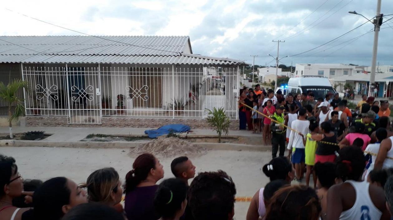 El hombre murió en el lugar de los hechos. 