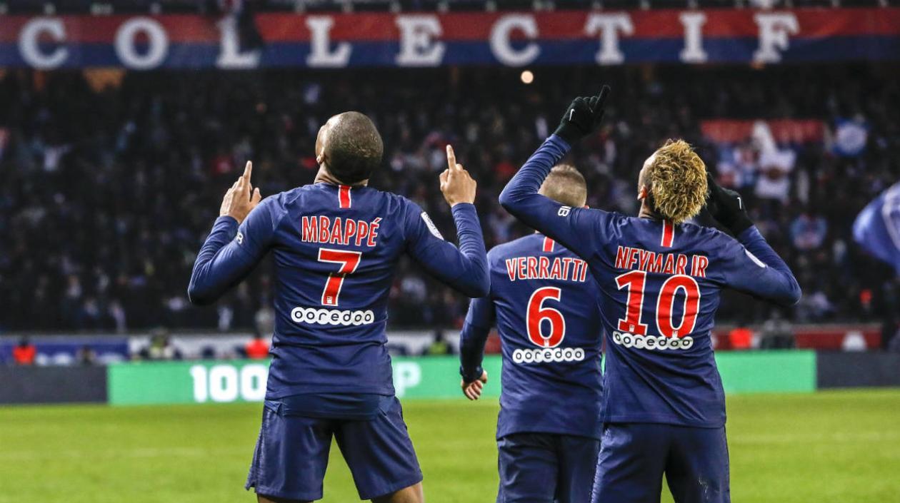 El PSG actualmente tiene una de las mejores delanteras de Francia. 