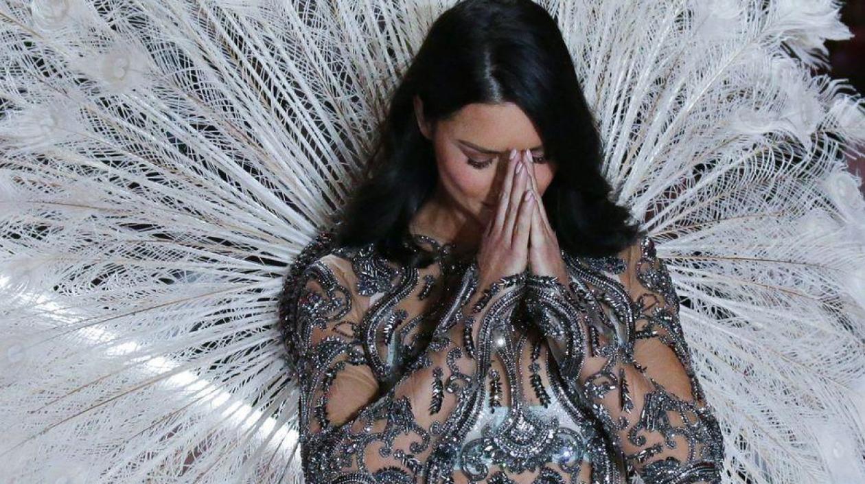 La modelo Adriana Lima.