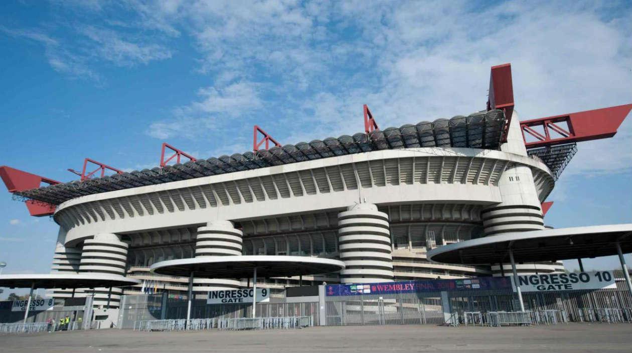 Estadio de San Siro, en Milán. 