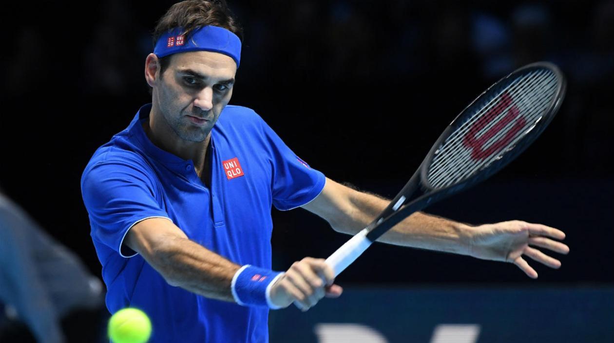 Roger Federer, tenista suizo. 