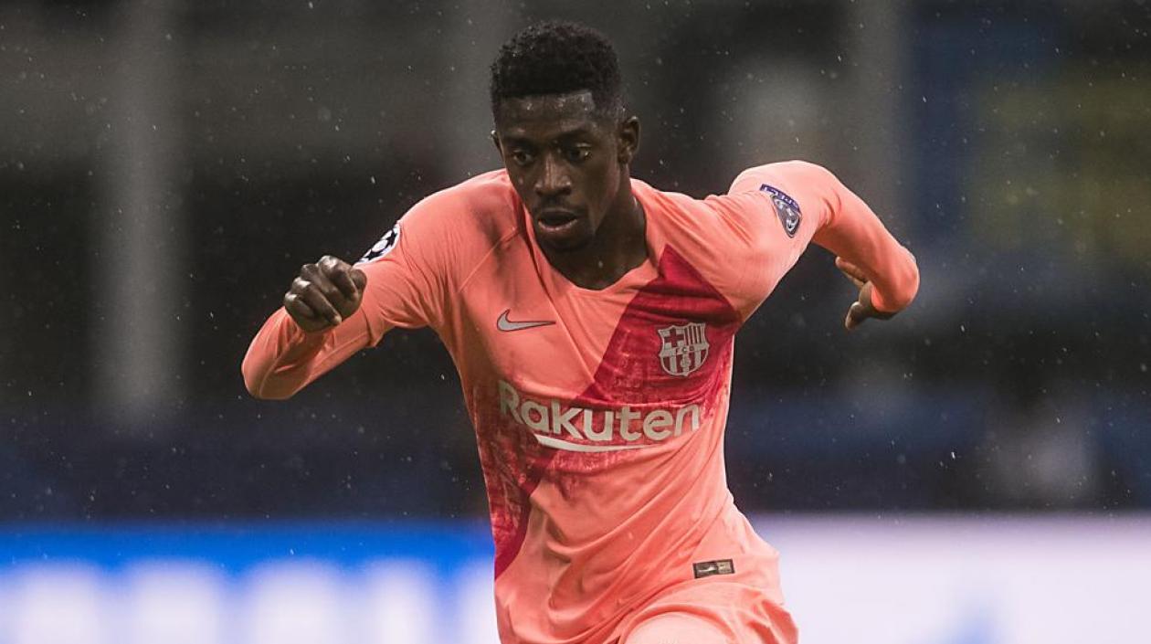 El delantero del Barcelona, Ousmane Dembélé.