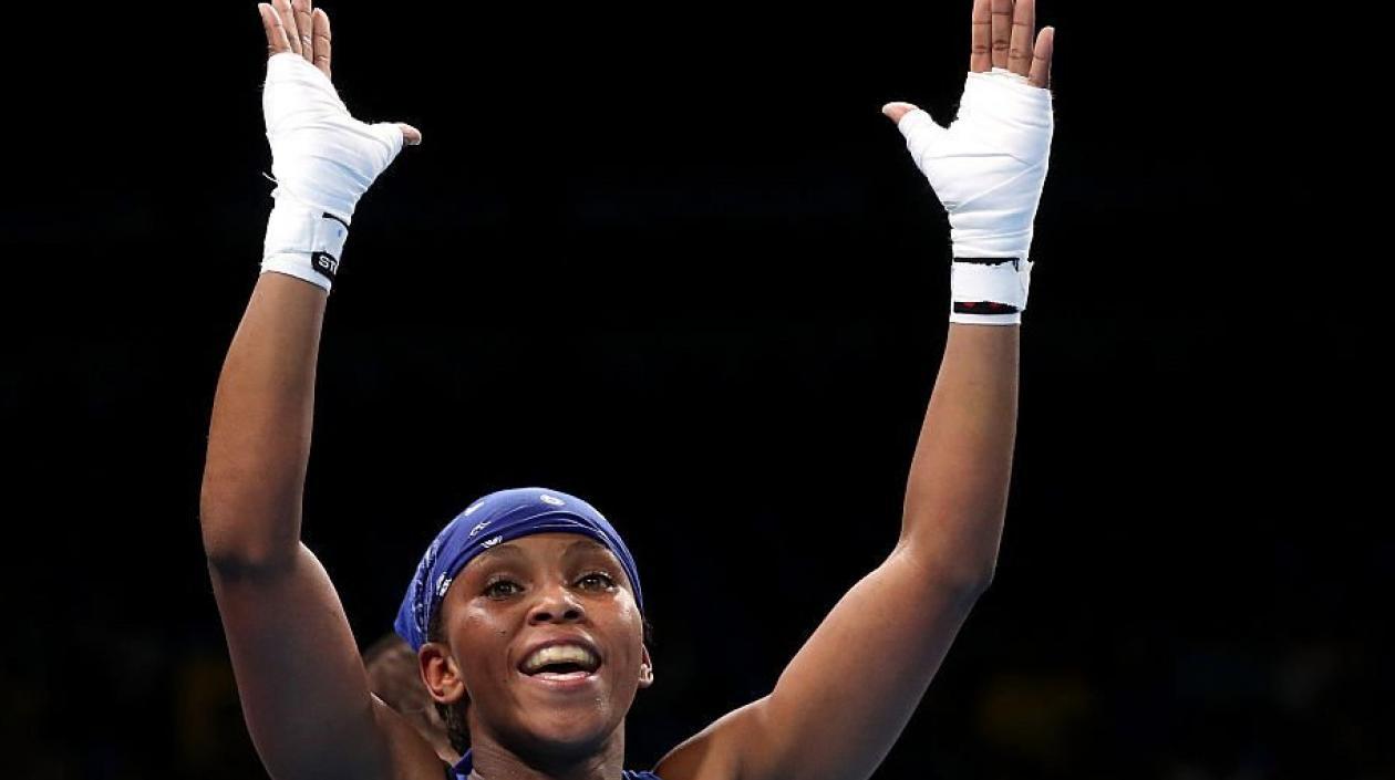 Ingrit Valencia, medallista olímpica colombiana.