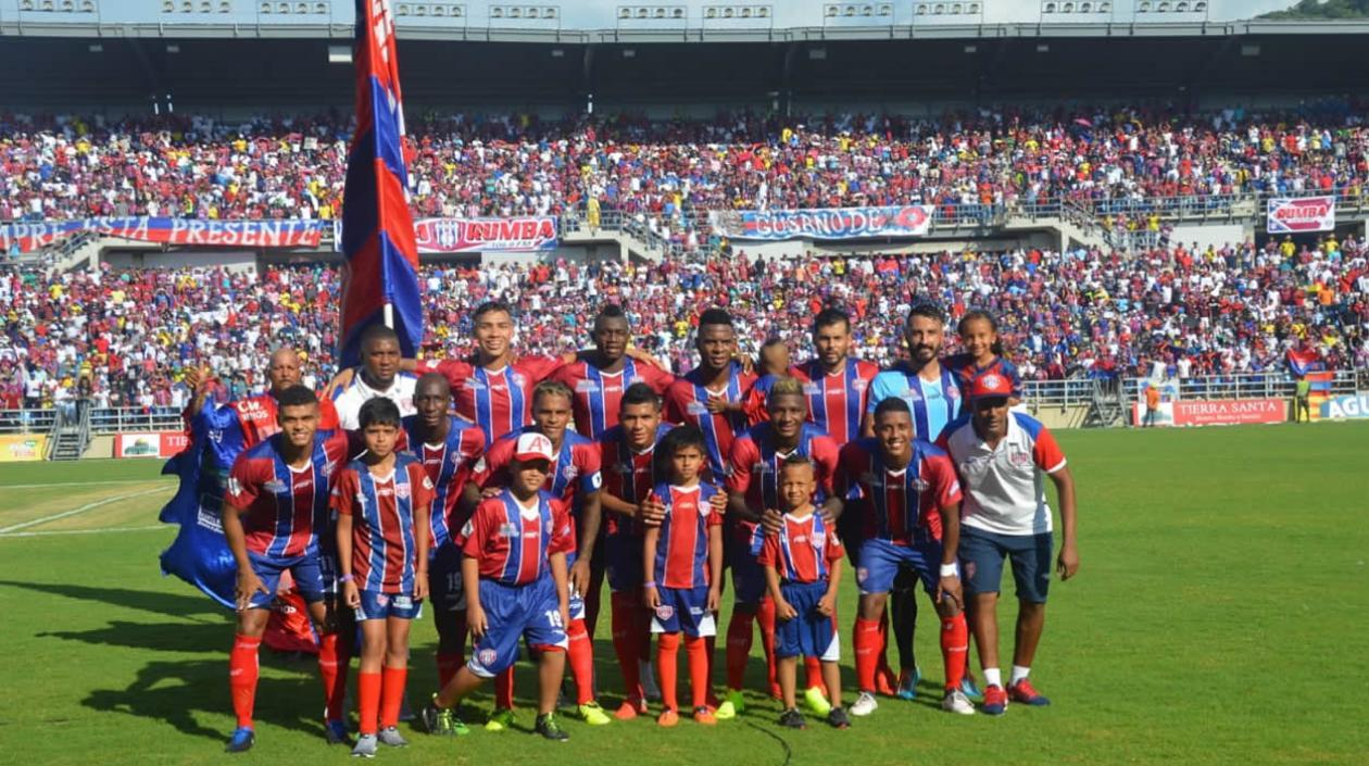 La más reciente nómina titular del Ciclón.