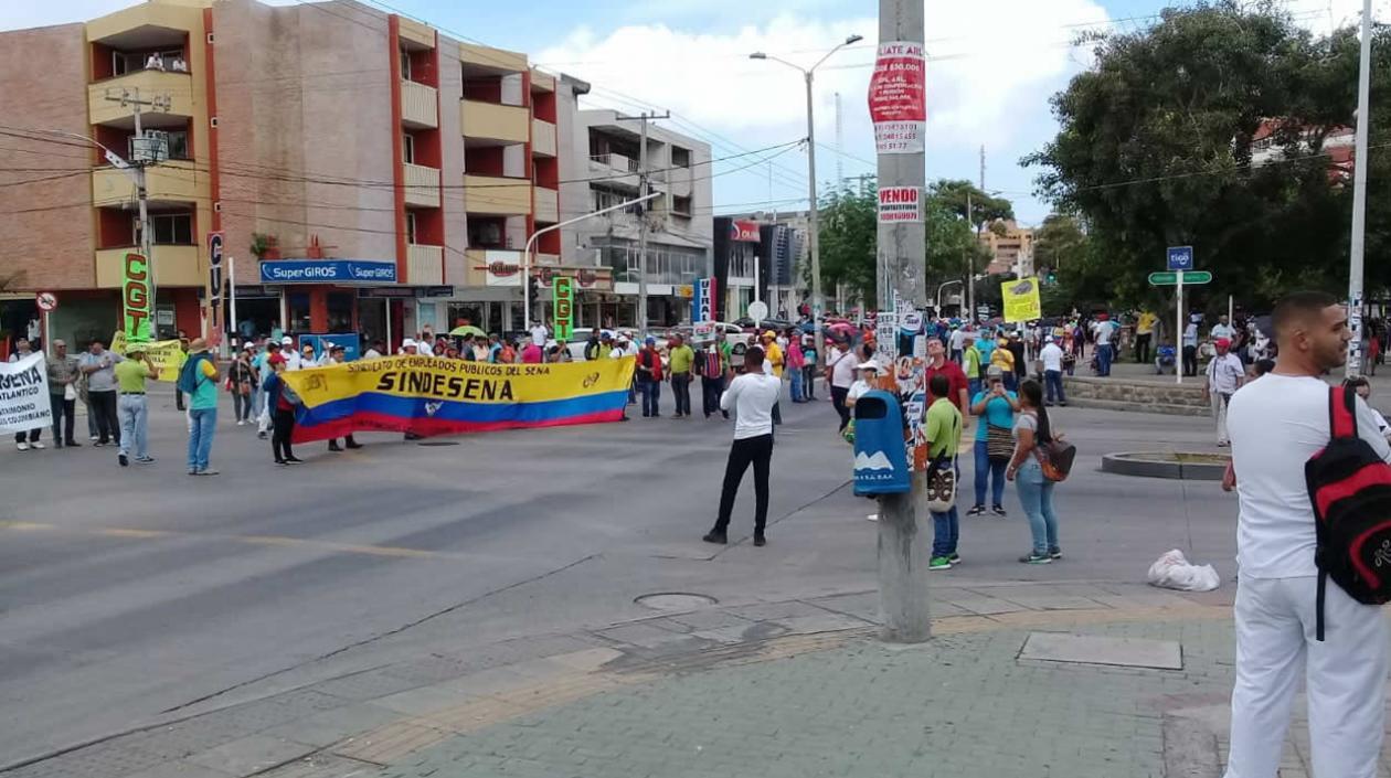En el norte también se afectó la operación de Transmetro.