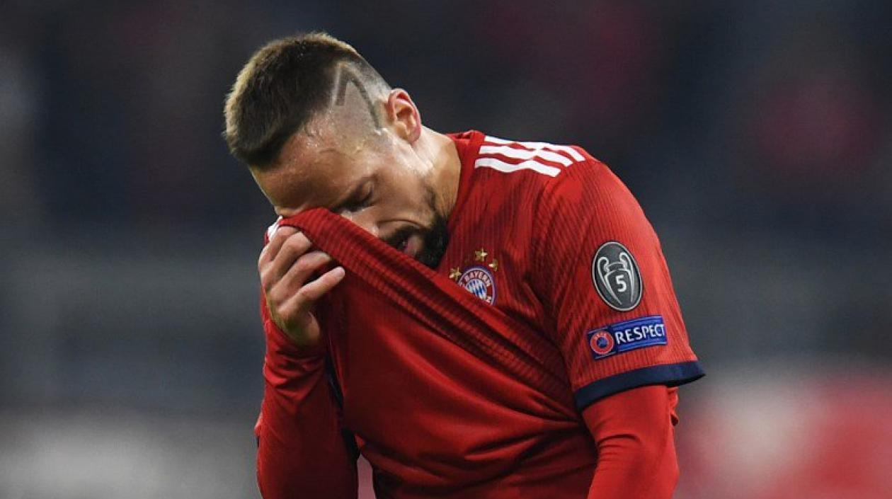 Frank Ribery, jugador francés. 