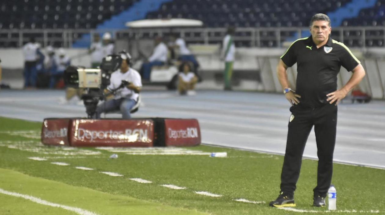 Luis Fernando Suárez, DT de La Equidad.