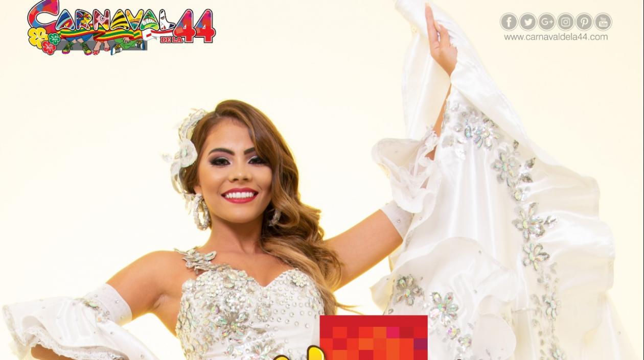 Kelly Restrepo, Reina del Carnaval de  la 44.