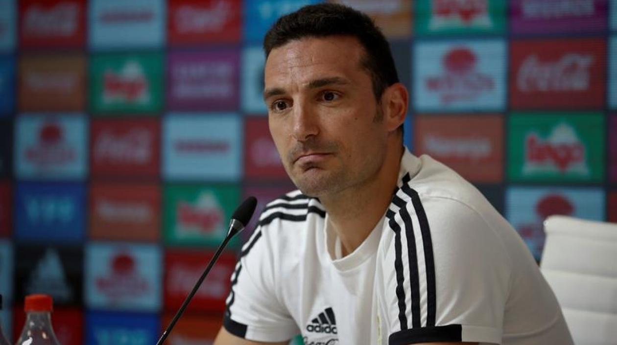 Lionel Scaloni, técnico interino de la selección Argentina. 