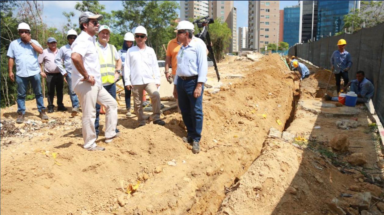 Alcalde Char anunció un nueva solución de movilidad, esta vez con la ampliación de la carrera 55 entre calles 99B y 100, en el norte de la ciudad.